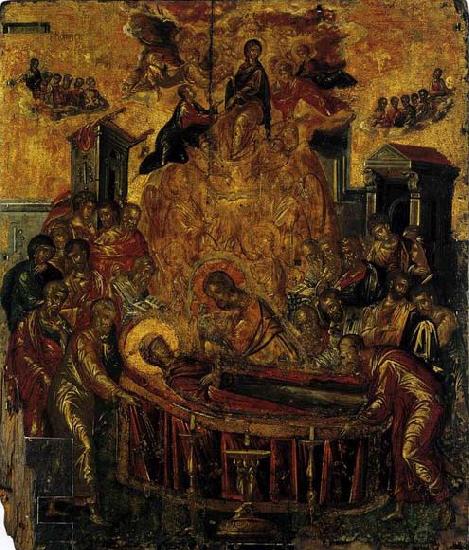 El Greco The Dormition of the Virgin before 1567 oil painting picture